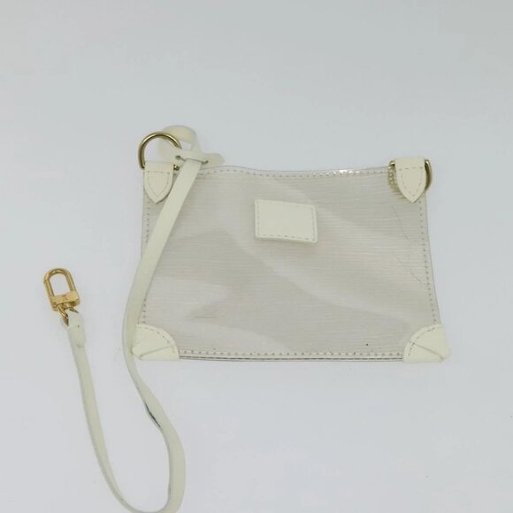 LOUIS VUITTON Epi Plage Mini Lagoon Bay Hand Bag White M92263 LV Auth 134761 - Picture 12 of 16